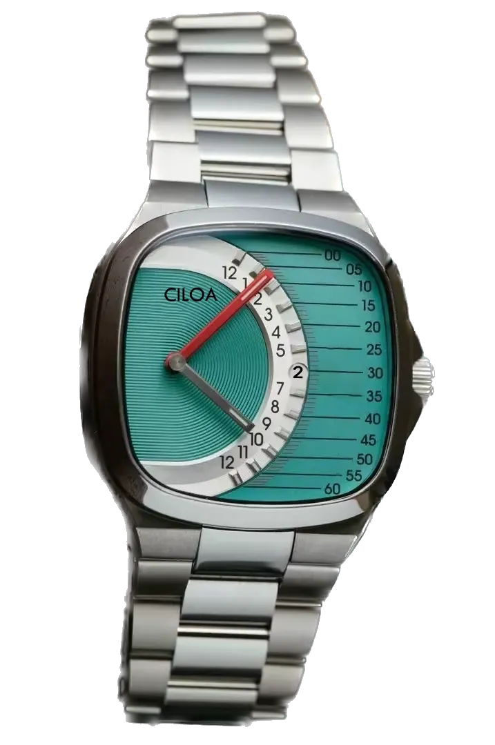CILOA Retro Square Stainless Steel Waterproof Quartz Watch-PrimeTimepiece