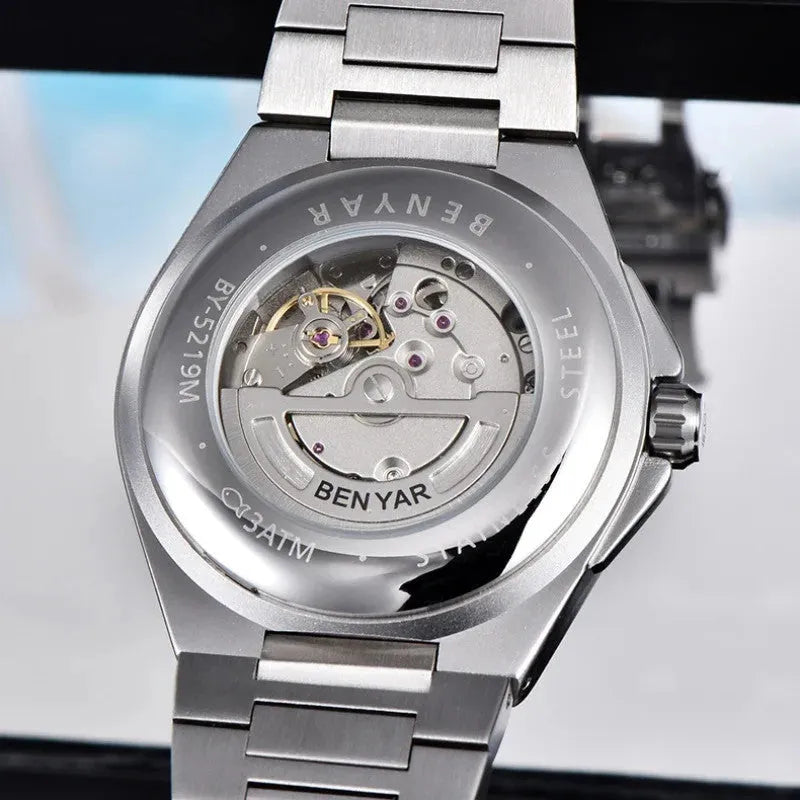 BENYAR BY-5219M Business Sports Mechanical Automatic Waterproof Luminous Watch-PrimeTimepiece