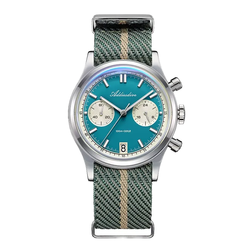 ADDIESDIVE AD2095 Men’s Quartz Watch Luminous Chronograph 100M Water Resistant-PrimeTimepiece