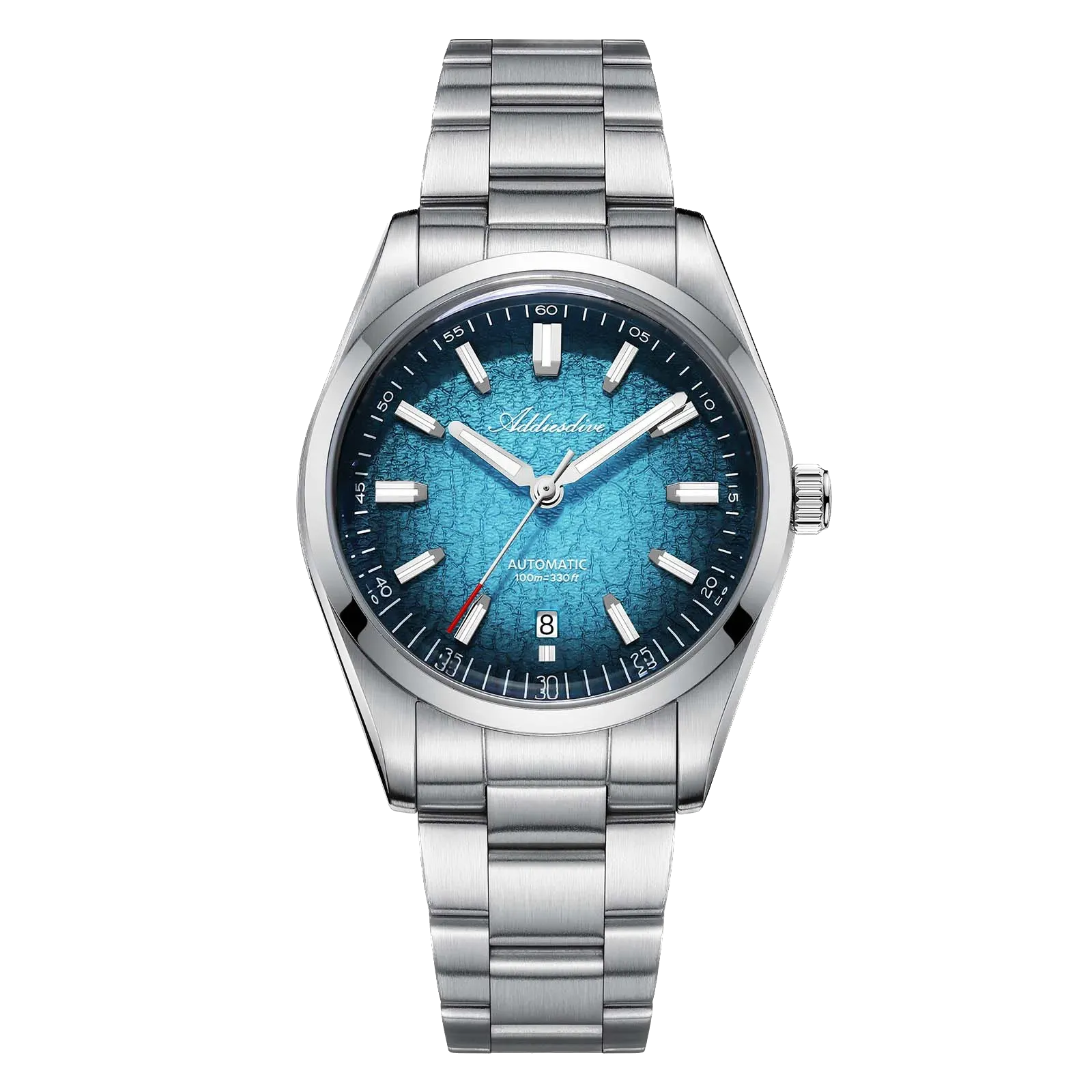 ADDIESDIVE AD2531 Men’s Waterproof Automatic Watch Stainless Steel Gradient Dial-PrimeTimepiece