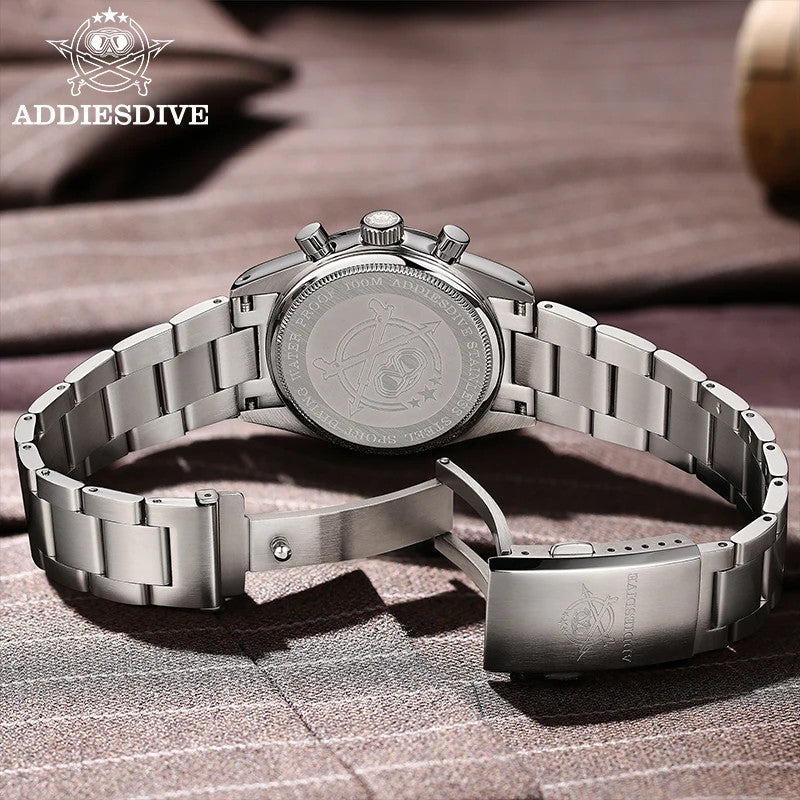 ADDIESDVIE AD2539 Quartz Men's Watch Chronograph Watch White