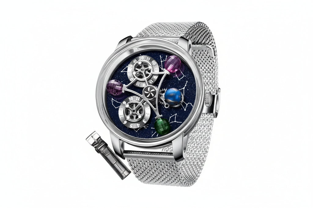 PINDU Design Starry Twelve Constellations Mechanical Watch Miyata 8215 Movement-PrimeTimepiece