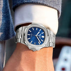 PINDU P6502 Mens Automatic Mechanical Waterproof Moon Phase Watch-PrimeTimepiece