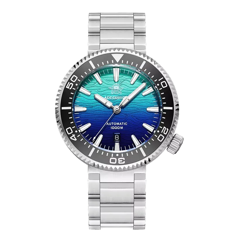 ADDIESDIVE AD2526 Automatic Flame Clouds Texture BGW9 Diving Waterproof Watch-PrimeTimepiece