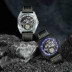 PINDU Hollow transparent Automatic Mechanical Tourbillon Movement Men's Watch-PrimeTimepiece