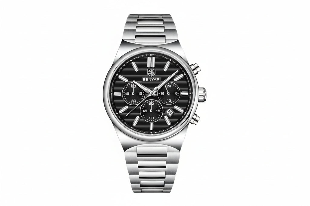 BENYAR BY-5214M Men's Sports Chronograph Watch Blue