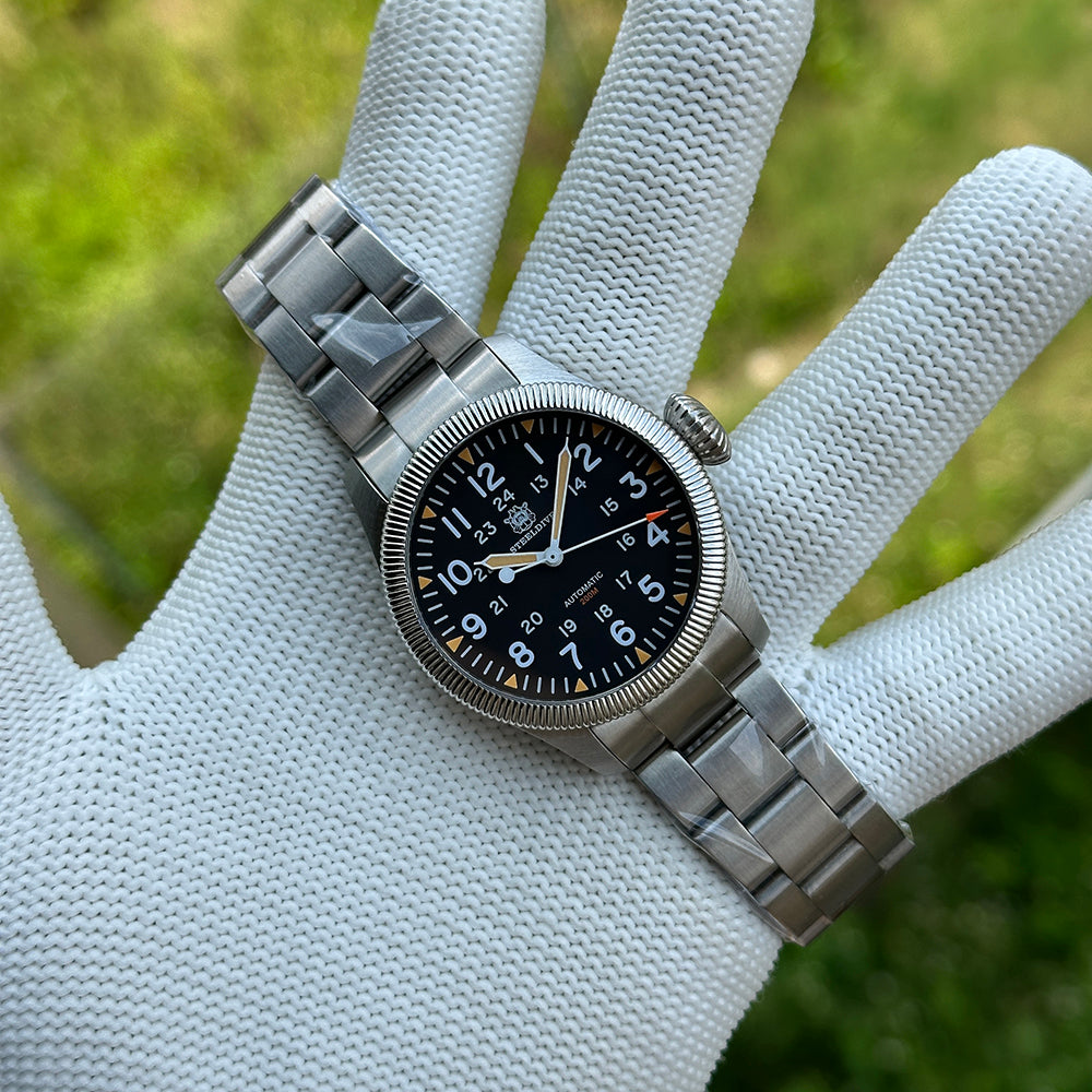 STEELDIVE SD1906H — 39MM Pilot NH35 Automatic 200M Dive Watch