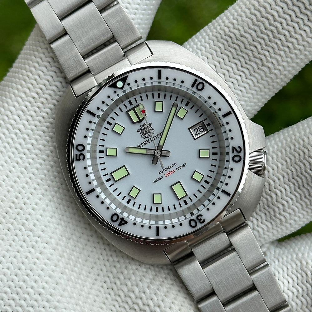 STEELDIVE SD1974B Japan NH35 Automatic 200M Waterproof Mens Dive Watch