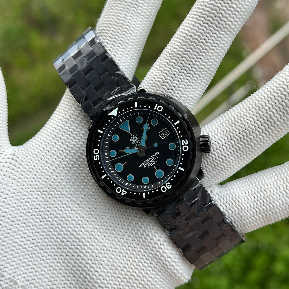 STEELDIVE SD1975XT — PVD Black Tuna 47.5MM 300M NH35 Automatic Dive Watch