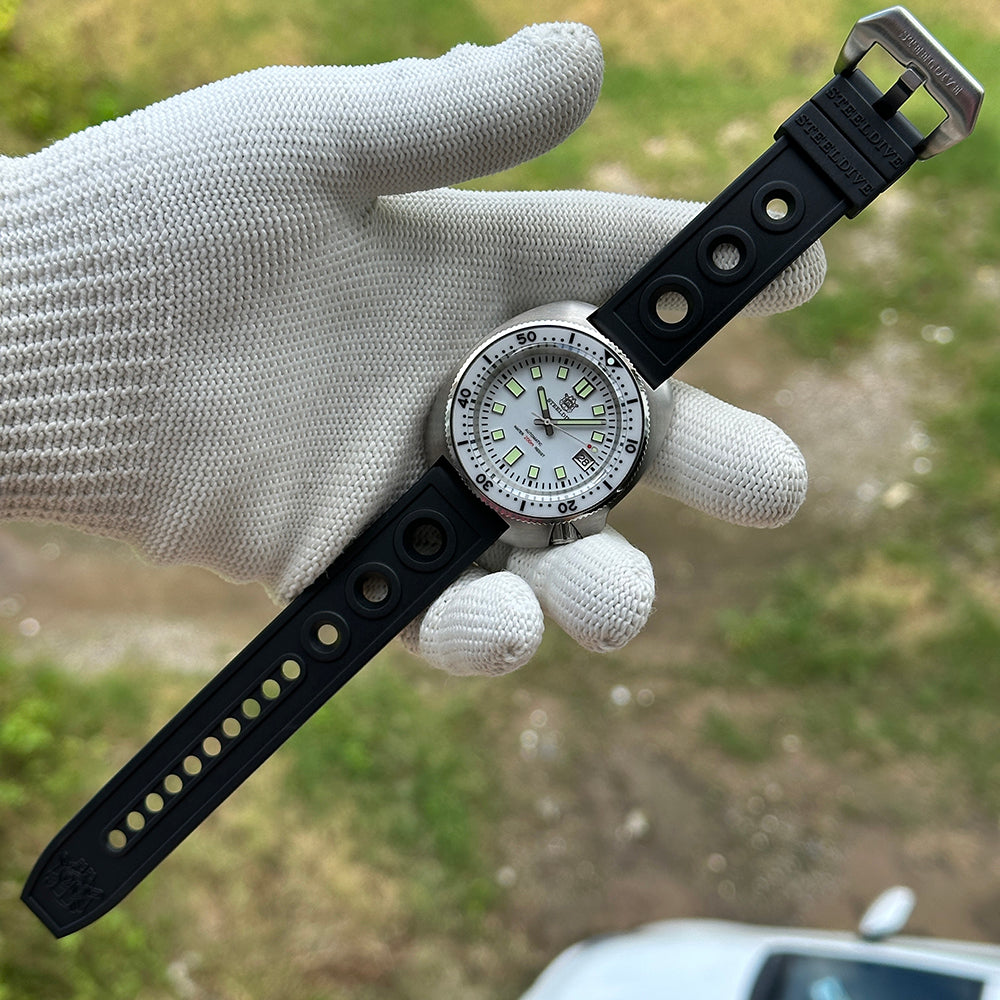 STEELDIVE SD1974B Japan NH35 Automatic 200M Waterproof Mens Dive Watch