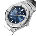 Pagani Design PD-1673 blue dial men's automatic watch, stainless steel, front view