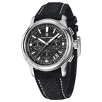Pagani Design PD-1781 black dial men's quartz chronograph watch, front view