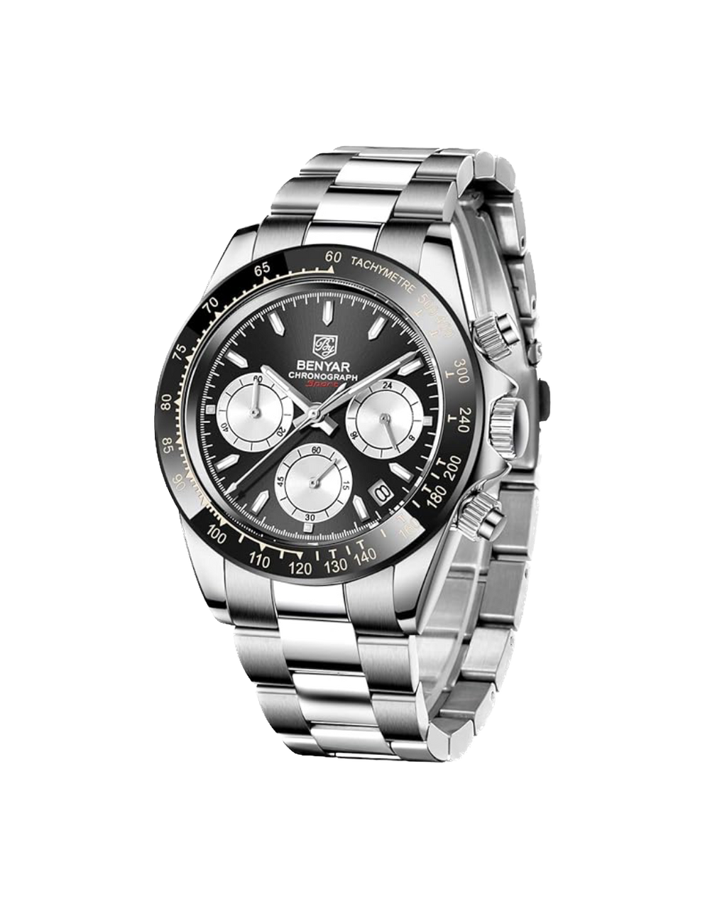 BENYAR, BY-5169, Men's Watch Quartz Waterproof and Scratch Resistant