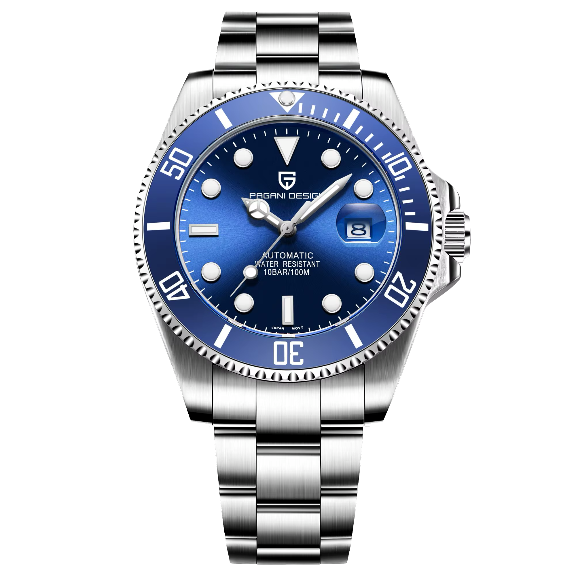 PAGANI DESIGN PD-1639 Men's Mechanical Watch Luxury Ceramic Bezel, Automatic