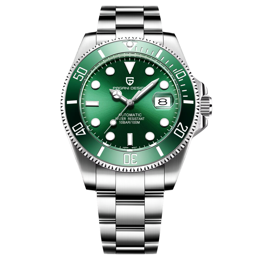 PAGANI DESIGN PD-1639 Men's Mechanical Watch Luxury Ceramic Bezel, Automatic