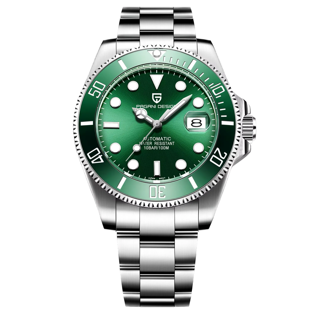 PAGANI DESIGN PD-1639 Men's Mechanical Watch Luxury Ceramic Bezel, Automatic-PrimeTimepiece