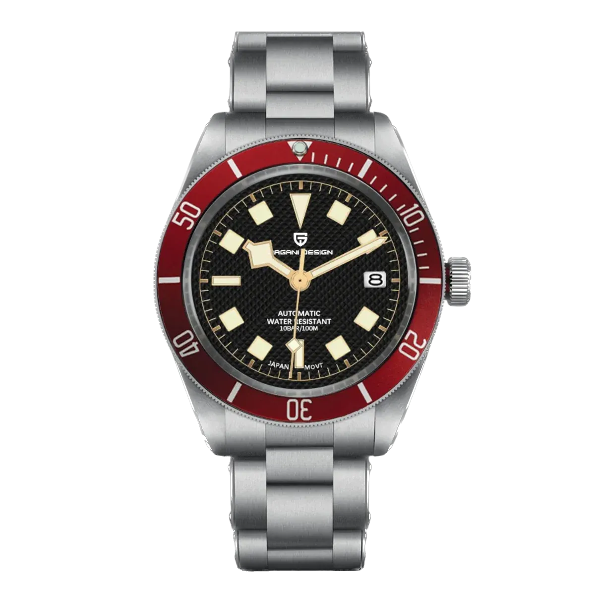 PAGANI DESIGN, PD-1671, BB58 Automatic Men's Watches NH35 100M Waterproof-PrimeTimepiece