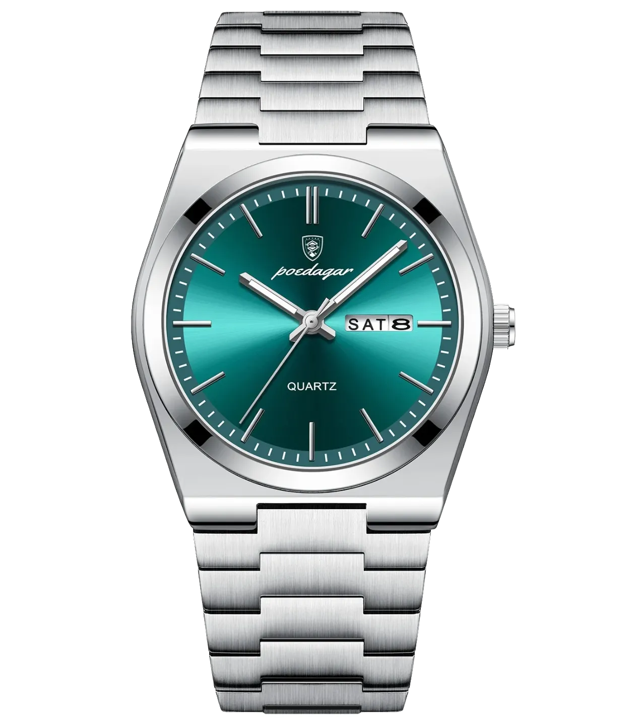 POEDAGAR Luxury Men's Sport Quartz Waterproof Luminous Date Watch, Model 930-GN-PrimeTimepiece