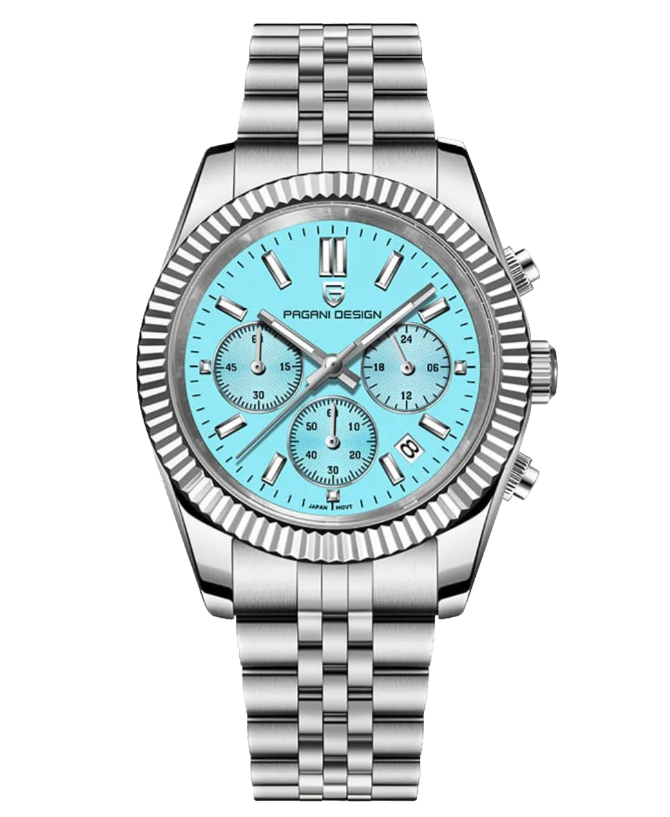 PAGANI DESIGN PD-1814 VD53 Men Quartz Rattrapante Watch 40MM Sapphire Waterproof-PrimeTimepiece