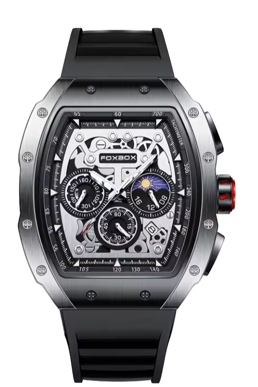 Luxury watch with intricate design on a white background