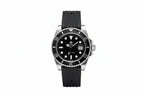 ADDIESDIVE MY-H3-2QZ Men's Watch Black Leather