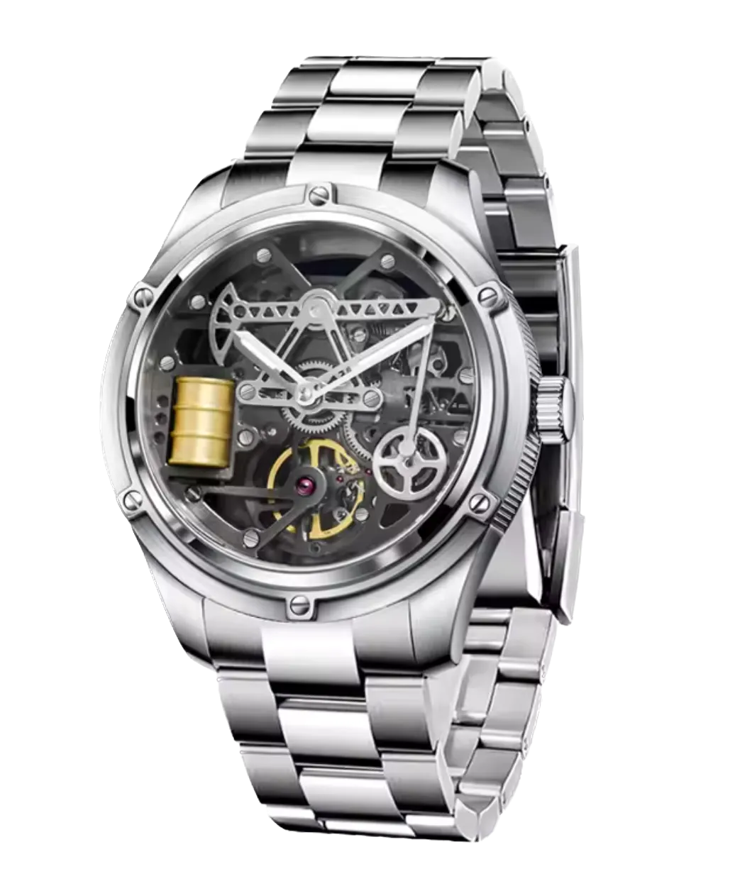 PINDU Oil Well Men's Mechanical Automatic Watch-PrimeTimepiece
