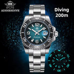 ADDIESDIVE AD2513 Men’s Quartz Diving Watch 41MM 200M, clasp detail