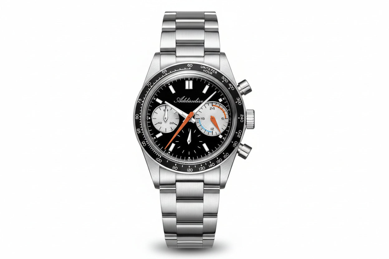 ADDIESDIVE AD2539 Quartz with black dial, lifestyle shot
