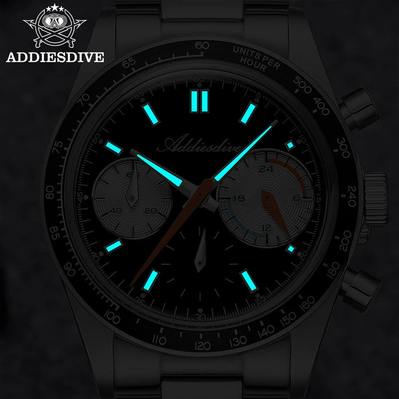ADDIESDIVE AD2539 Quartz, caseback view