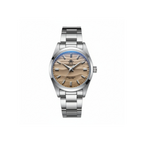 ADDIESDIVE AD2030 36MM Deepseahunter automatic with sand wave-textured dial, silver case and steel oyster bracelet, front