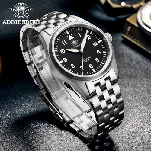 ADDIESDIVE MY-H2 Men's NH35A Automatic Watch, side view