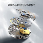 Agelocer Codex original design automatic movement shown in an exploded view with 27 jewels, close-up