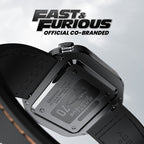 Agelocer Racing Fast & Furious watch caseback, official co-branded engraving