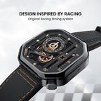 Agelocer Racing Fast & Furious watch, racing-inspired design feature