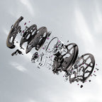 Agelocer Volcano automatic movement exploded view showing skeleton components