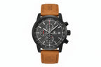 BENYAR BY-5102 Men's Quartz Chronograph Sports Watch with brown black dial