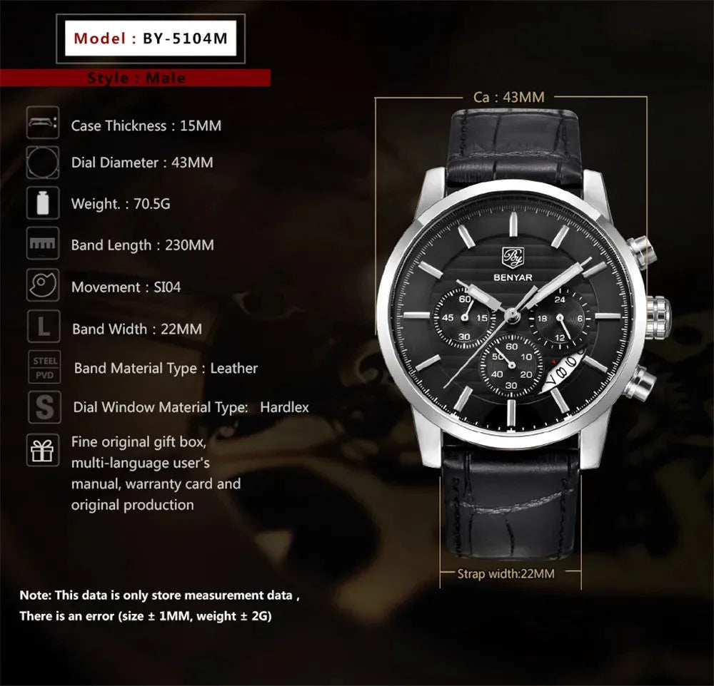 BENYAR BY-5104M Chronograph Sport