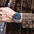 BENYAR BY-5140 Men's Casual Quartz Watch, clasp detail