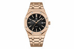 BENYAR BY-5156M Men's Quartz Watch with gold dial, detail view