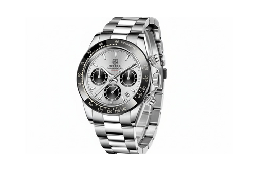 BENYAR BY-5169, Men's Quartz Watch with white black dial