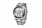BENYAR BY-5169, Men's Quartz Watch with white dial, side view
