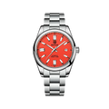 BENYAR BY-5185 Men's Automatic Watch with red dial, side view