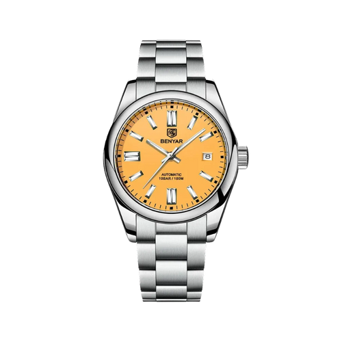 BENYAR BY-5185 Men's Automatic Watch with yellow dial