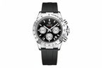 BENYAR BY-5192 Men's Quartz Watch Silicone Strap with black dial, shown on wrist