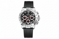 BENYAR BY-5192 Men's Quartz Watch Silicone Strap with red dial