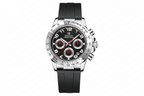 BENYAR BY-5192 Men's Quartz Watch Silicone Strap with red dial