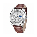 BENYAR BY-5193 Men's Sport Watch Chronograph - Leather with brown dial