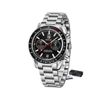 BENYAR BY-5194 Men's Quartz Chronograph Watch with silver black dial
