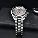 BENYAR BY-5194 Men's Quartz Chronograph Watch, caseback view