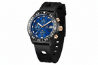 BENYAR BY-5198 Men's Quartz Sports Chronograph Watch with black blue dial